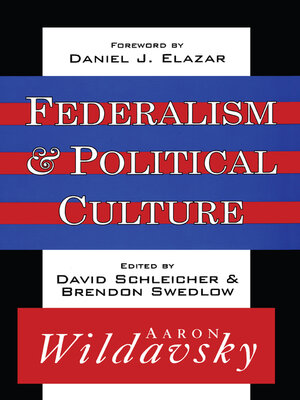cover image of Federalism and Political Culture